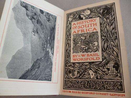 South Africa by W. Basil Worsfold. Published in 1900. First Edition. Very good condition.